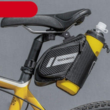 将图片加载到图库查看器,Bicycle Bag Water Repellent Durable Reflective Road Bike With 1.5L Water Bottle Pocket Bike Bag Accessories Bike Saddle Bag Bike Seat Bag With Water Bottle Holder Bicycle Bag Under Seat Waterproof For Road Bike