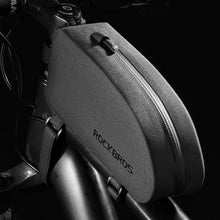 Load image into Gallery viewer, Bicycle Bag Waterproof Cycling Top Front Tube Frame Bag Large Capacity Road Bicycle Black Bike Accessories Top Tube Bike Bag Waterproof Bike Front Frame Bike Bag Bicycle Top Tube Bag Cycling Accessories