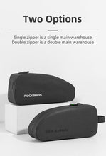 Load image into Gallery viewer, Bicycle Bag Waterproof Cycling Top Front Tube Frame Bag Large Capacity Road Bicycle Black Bike Accessories Top Tube Bike Bag Waterproof Bike Front Frame Bike Bag Bicycle Top Tube Bag Cycling Accessories