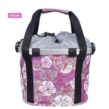 将图片加载到图库查看器,Bicycle Basket Handlebar Cycling Carryings Holder Bike Riding Pouch Cycle Biking Front Baggage Bag Load Bike Basket Detachable Bicycle Basket Folding Small Pet Cat Dog Carrier Front Handlebar Basket For Most Mountain Bikes And Bicycles Easy Install