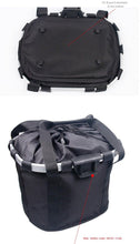 将图片加载到图库查看器,Bicycle Basket Handlebar Cycling Carryings Holder Bike Riding Pouch Cycle Biking Front Baggage Bag Load Bike Basket Detachable Bicycle Basket Folding Small Pet Cat Dog Carrier Front Handlebar Basket For Most Mountain Bikes And Bicycles Easy Install