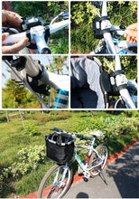 将图片加载到图库查看器,Bicycle Basket Handlebar Cycling Carryings Holder Bike Riding Pouch Cycle Biking Front Baggage Bag Load Bike Basket Detachable Bicycle Basket Folding Small Pet Cat Dog Carrier Front Handlebar Basket For Most Mountain Bikes And Bicycles Easy Install