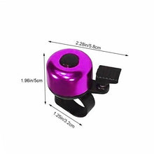 Load image into Gallery viewer, Bicycle Bell Alloy Mountain Road Bike Horn Sound Alarm For Safety Cycling Handlebar Metal Ring Bicycle Call Bike Accessories Aluminum Bicycle Bell Loud Crisp Clear Bike Bell Road Mountain Bike Ring Bell For Adults Kids Boys Girls