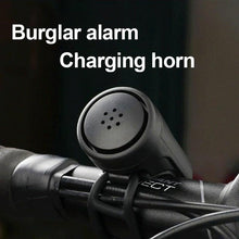 将图片加载到图库查看器,Bicycle Charging Horn Super Loud Bells Mountain Bike Electric Bells USB Charge Bells Bicycle Riding Equipment Accessories Electric Bike Horn USB Rechargeable Bicycle Bell Invisible Cycling Alarm Loud Horn Alert Ring For Mountain