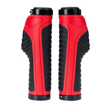 Load image into Gallery viewer, Bicycle Grips Rubber Handle Anti-Skid Cycling Handlebar Cuffs Lock Aluminum Alloy Bike Lock-On Mountain Bike Grips Bicycle Handlebar Locking Grips Non-Slip Handle Grips