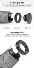 Load image into Gallery viewer, Bicycle Grips Rubber Handle Anti-Skid Cycling Handlebar Cuffs Lock Aluminum Alloy Bike Lock-On Mountain Bike Grips Bicycle Handlebar Locking Grips Non-Slip Handle Grips