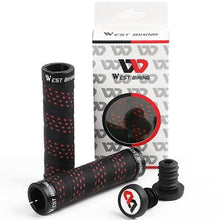 Load image into Gallery viewer, Bicycle Handlebar Grips Cycling Bicycle Accessories Non-Slip Bicycle Handlebar Grips Bike Handle Ergonomic Shockproof Bicycle Handle Grip With Adjustable Aluminum Lock For Mountain Bike
