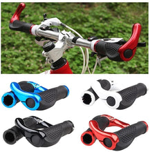 将图片加载到图库查看器,Bicycle Handlebar Rubber Grip End Cap Aluminium Alloy Lock Mountain Bike Handle Bar Grip Anti-Slip Bicycle Skid-Proof Grips Handlebar Cover Widen Holding Surface Unti-Skid Bike Grips Shockproof Handlebar Cover Ergonomic Design