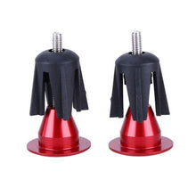 将图片加载到图库查看器,Bicycle Handlebar Rubber Grip End Cap Aluminium Alloy Lock Mountain Bike Handle Bar Grip Anti-Slip Bicycle Skid-Proof Grips Handlebar Cover Widen Holding Surface Unti-Skid Bike Grips Shockproof Handlebar Cover Ergonomic Design