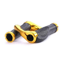 将图片加载到图库查看器,Bicycle Handlebar Rubber Grip End Cap Aluminium Alloy Lock Mountain Bike Handle Bar Grip Anti-Slip Bicycle Skid-Proof Grips Handlebar Cover Widen Holding Surface Unti-Skid Bike Grips Shockproof Handlebar Cover Ergonomic Design