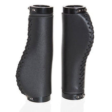 Load image into Gallery viewer, Bicycle Locking Grip Wear-Resistant Leather Non-Slip Grip Cover Mountain Bike Handlebar Lock-on Bike Handlebar Grips Locking Non-Slip-PU Bicycle Handle Grip Widen Holding Surface For Cycling Mountain And Bicycles Accessories