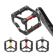 将图片加载到图库查看器,Bicycle Pedal Wear Resistance Anti Slip Aluminum Alloy Frame Safe High Lubrication Bike Accessories For Mountain Aluminum Alloy Bicycle Pedals Mountain Bike Pedal With Removable Anti-Skid Nails