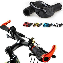 Load image into Gallery viewer, Bicycle Skid-Proof Grips Bicycle Grip Handlebar End Cap Aluminium Alloy Lock Mountain Handle Bar Grip Anti-Skid Rubber Ergonomic Anti-slip Handlebar Grips For Bicycle Mountain Bike Handle Bar With Non-Slip Grip