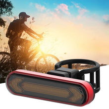 Load image into Gallery viewer, tBicycle Turn Signal Taillight USB Rechargeable Bicycle Tail Rear Light Turn Signal Braking Warning Wireless LED Ultra Bright LED Safety Warning Bike Brake Rear Lights Wireless Remote Control Modes Waterproof Suitable For Mountain Bike Road Bicycle