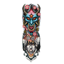Load image into Gallery viewer, Big Realistic Tiger Tattoo Waterproof Temporary Dragon Flower Sticker Full Arm Large Size Sleeve Big Luxury Design For Mens
