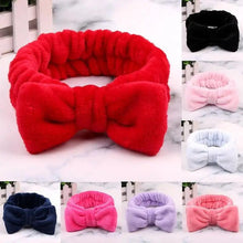 Load image into Gallery viewer, Big Soft Elastic Hairbands SPA Bath Shower Make Up Wash Face Headband Girls Hair Band Women Hair Accessories