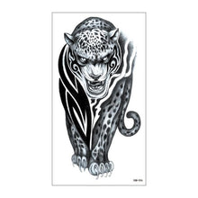 将图片加载到图库查看器,Big Tiger Lion Waterproof Temporary Sticker Tattoo Arm Legs Fake Tattoo Stickers For Adults Realistic Luxury Design For Mens Womens