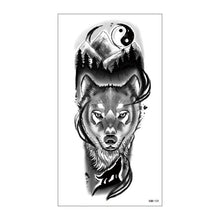 将图片加载到图库查看器,Big Tiger Lion Waterproof Temporary Sticker Tattoo Arm Legs Fake Tattoo Stickers For Adults Realistic Luxury Design For Mens Womens