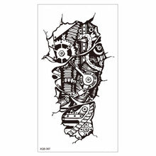 将图片加载到图库查看器,Big Tiger Lion Waterproof Temporary Sticker Tattoo Arm Legs Fake Tattoo Stickers For Adults Realistic Luxury Design For Mens Womens