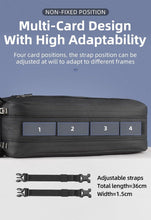 Load image into Gallery viewer, Bike Bag Front Bicycle Portable Handlebar Multi-purpose Large Capacity Backpack Road Cycling Frame Tube Bag Bike Handlebar Bag Front Frame Bag Bike Basket Storage Bag Bicycle Top Tube Bag Lightweight With Shoulder Straps For Road Mountain Bike Cycling