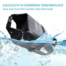 将图片加载到图库查看器,Bike Bag Waterproof Large Capacity Bicycle Bag Cycling Foldable Road Trunk Bike Packing Large Bike Bags Waterproof Bike Bag Under Seat Roll Up Cycling Rear Tail Pack Black 13L
