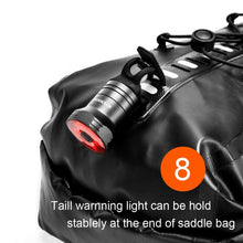 将图片加载到图库查看器,Bike Bag Waterproof Large Capacity Bicycle Bag Cycling Foldable Road Trunk Bike Packing Large Bike Bags Waterproof Bike Bag Under Seat Roll Up Cycling Rear Tail Pack Black 13L