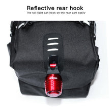 将图片加载到图库查看器,Bike Bag Waterproof Large Capacity Bicycle Bag Cycling Foldable Road Trunk Bike Packing Large Bike Bags Waterproof Bike Bag Under Seat Roll Up Cycling Rear Tail Pack Black 13L