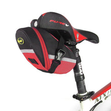 Load image into Gallery viewer, Bike Bags Waterproof Bicycle Bags Seat Cycling Pouch Bag Riding Storage Bag Accessories Bike Saddle Bag Bicycle Bag Straps On Bike Bag Under Seat Pouch Pack Bicycle Accessories Bag Bicycle Tool Storage Bags For Cycling Water Proof Bag