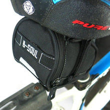 Load image into Gallery viewer, Bike Bags Waterproof Bicycle Bags Seat Cycling Pouch Bag Riding Storage Bag Accessories Bike Saddle Bag Bicycle Bag Straps On Bike Bag Under Seat Pouch Pack Bicycle Accessories Bag Bicycle Tool Storage Bags For Cycling Water Proof Bag