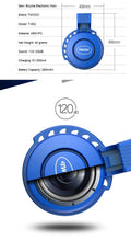Load image into Gallery viewer, Bike Bell Charging Speaker USB Recharged Mini Electric Bike Horn 4 Modes Cycling Electric Bicycle Accessories For Scooter Electric Bike Horn Cycling Bicycle Scooter Horn Battery Waterproof Bicycle Accessories For Kid