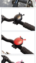 Load image into Gallery viewer, Bike Bells Alarm Horn Bicycle Ladybug Bell Ladybird Alarm Bell Ring Horns Bike Metal Handlebar Horn Cycling Safety Accessories Ladybug Cycling Ride Bike Ring Bell Bike Bells Suitable For Folding Bike Bicycle Horn Loud Sound