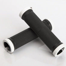 Load image into Gallery viewer, Bike Handlebar Cover Grips Anti-Slip Mountain Road Cycling Bike Bicycle Smooth Soft Rubber Handle Grip Lock Bar Non-Slip-Rubber Bicycle Handle Grip With Aluminum Lock Rubber Comfortable Bike Grips
