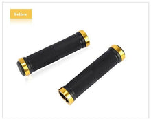 Load image into Gallery viewer, Bike Road Cycling Bicycle Handlebar Cover Grips Soft Rubber Anti-Slip Bike Handle Grip Lock Bar Non-Slip-Rubber Bicycle Handle Grip With Aluminum Lock Bike Grip For Scooter Cruiser Tricycle Wheel Chair Mountain Road Urban Foldable Bike