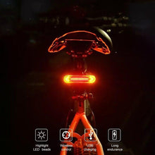 将图片加载到图库查看器,Bike Taillight USB Remote Wireless Controlling Bike Rear Lamp Turn Signal Light LED Bicycle Remote Control Bike Tail Light Bicycle Light Safety Warning Bike Brake Rear Light Safety Warning Cycling Light