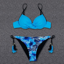 将图片加载到图库查看器,Bikini Push Up Swimwear Bikini Set Pink Swimwear Women Micro Swimsuit Female Bandage Bikini Beach Wear Swimming Two-Piece Swimsuit Summer Swimsuit for Women