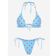 Load image into Gallery viewer, Bikini Swimsuit Solid Color Bikini Set Swimwear Bathing Suit Women Bikinis String Beach Women Two Piece Bikini Swimsuit Bathing Suits Halter Triangle Tops String Bikini Sets