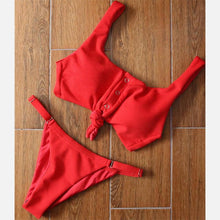 Load image into Gallery viewer, Bikinis Women's Swimsuit Women Bathing Suit Classic Bikini Bathing Suit High Cut Bikini Set Swimsuits Plus Size Swimwear Summer Push Up Swimwear Women Adjustable Swimsuit 2 Piece Female Bikini