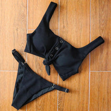 Load image into Gallery viewer, Bikinis Women's Swimsuit Women Bathing Suit Classic Bikini Bathing Suit High Cut Bikini Set Swimsuits Plus Size Swimwear Summer Push Up Swimwear Women Adjustable Swimsuit 2 Piece Female Bikini