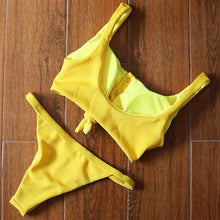 Load image into Gallery viewer, Bikinis Women's Swimsuit Women Bathing Suit Classic Bikini Bathing Suit High Cut Bikini Set Swimsuits Plus Size Swimwear Summer Push Up Swimwear Women Adjustable Swimsuit 2 Piece Female Bikini
