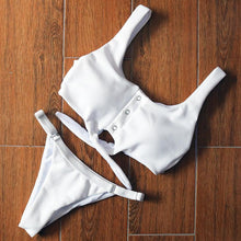Load image into Gallery viewer, Bikinis Women's Swimsuit Women Bathing Suit Classic Bikini Bathing Suit High Cut Bikini Set Swimsuits Plus Size Swimwear Summer Push Up Swimwear Women Adjustable Swimsuit 2 Piece Female Bikini