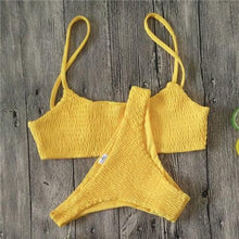 将图片加载到图库查看器,Bikinis Women Swimwear Two Piece Set Women Plus Size Swimwear Bandage Push-Up Padded Bra Bikini Set Swimsuit Bathing Suit Women Push-up Padded Bra Bandage Bikini Set Swimsuit Swimwear Bathing