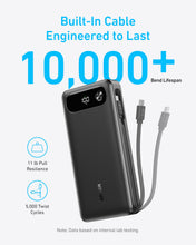 Load image into Gallery viewer, Anker Power Bank (20K, 87W, Built-In USB-C Cable)