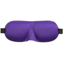 Load image into Gallery viewer, Black 3D Sleep Natural Sleeping Mask Eye Adjustable Strap Eye Mask Cover Portable Travel Blindfold Comfortable Mask For Sleeping