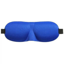 Load image into Gallery viewer, Black 3D Sleep Natural Sleeping Mask Eye Adjustable Strap Eye Mask Cover Portable Travel Blindfold Comfortable Mask For Sleeping