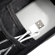 Load image into Gallery viewer, Black Bike Bag Frame Front Top Tube Cycling Bag Waterproof Phone Case Touchscreen Bag Pack Bicycle Accessories Bike Bicycle Bag Waterproof Bike Phone Mount Bag Front Frame Top Tube Handlebar Bag Touch Screen Holder Case For Cell Phones 6.6in