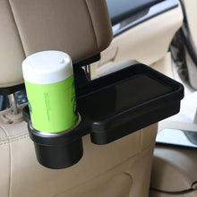 Load image into Gallery viewer, Black Car Drink Holder Beverage Bottle Cup Mounts Holders Special Drink Holder Adjust The Size Holder Drinks Bottle Water Cups Extendable Cup Holder Organizer Cup Holder Drink Pocket Water Bottle Mount Stand Coffee Drinks Car Accessories Back Seat Table