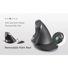 Load image into Gallery viewer, Black Ergonomic Design Vertical Mouse Adjustable DPI Optical Right Hand Mouse Reduce Wrist Pain 6 Buttons Modern Mouse For Computers Laptops PC