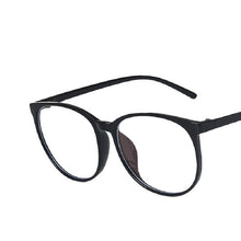 Load image into Gallery viewer, Black Fashion Anti Blue Light Transparent Computer Glasses Lightweight Frames For Women Men Round Eyewear Round Women Optical Eyewear Frames Vintage Cat Eye