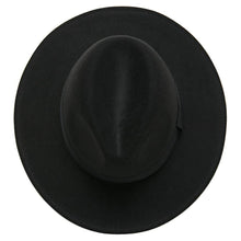 Load image into Gallery viewer, Black Fedora Hat Unisex Wide Brim Hat Autumn Winter Fedora Hat Wide Cap Winter Wool Classic Hat Men Elegant Gentleman Hat For Party