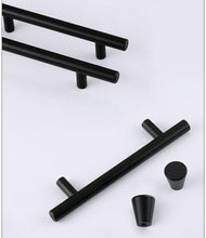 将图片加载到图库查看器,Black Golden Cupboard Handle Brushed Stainless Steel Kitchen Cabinet Door Knob Furniture Handle Drawer Pull Hardware Stainless Steel Kitchen Drawer Pulls Cabinet Handles